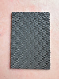 Dotted Ovals polymer clay texture sheet rubber stamp
