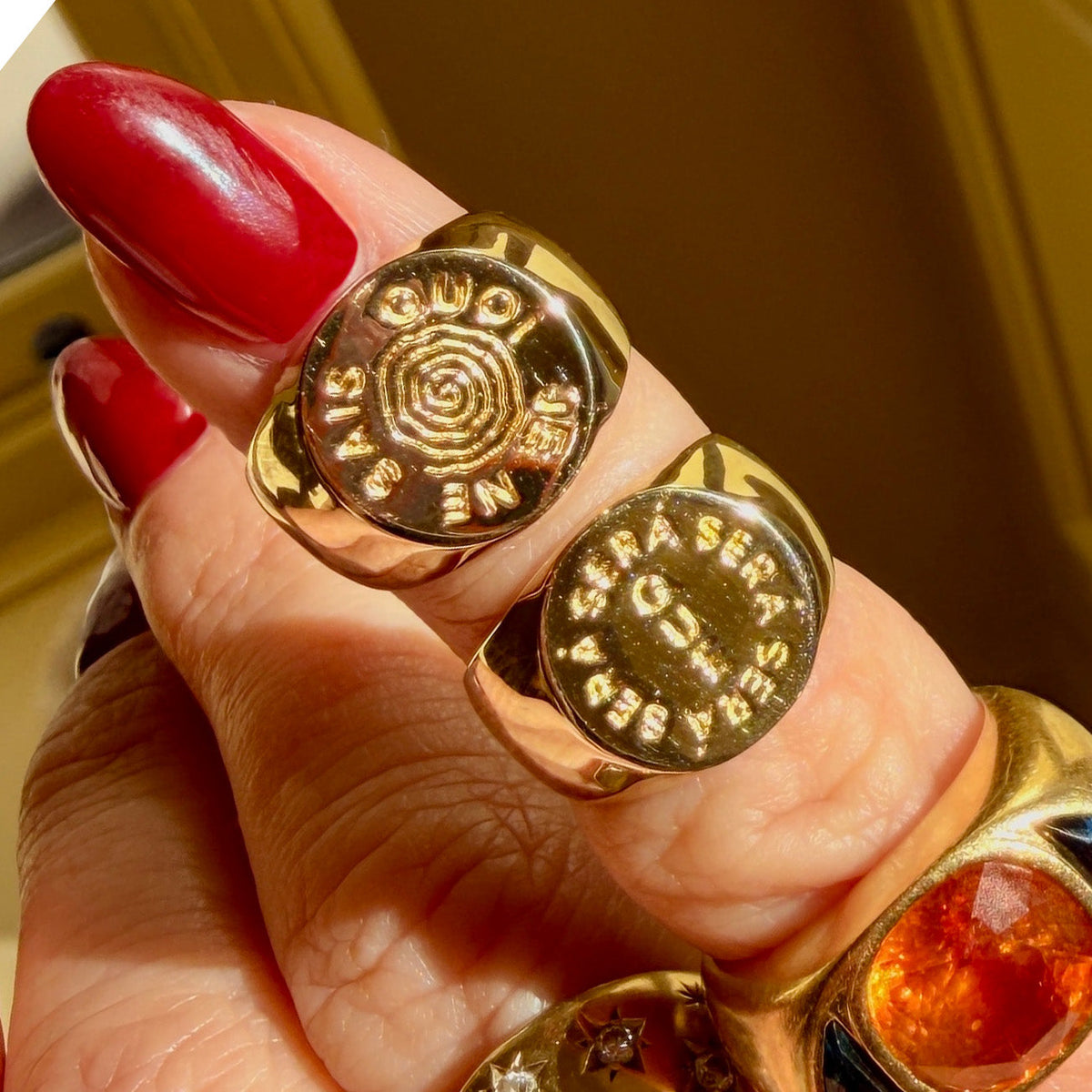 I Like It Here Club x Local Eclectic Je Ne Sais Quoi Pinky Signet Ring