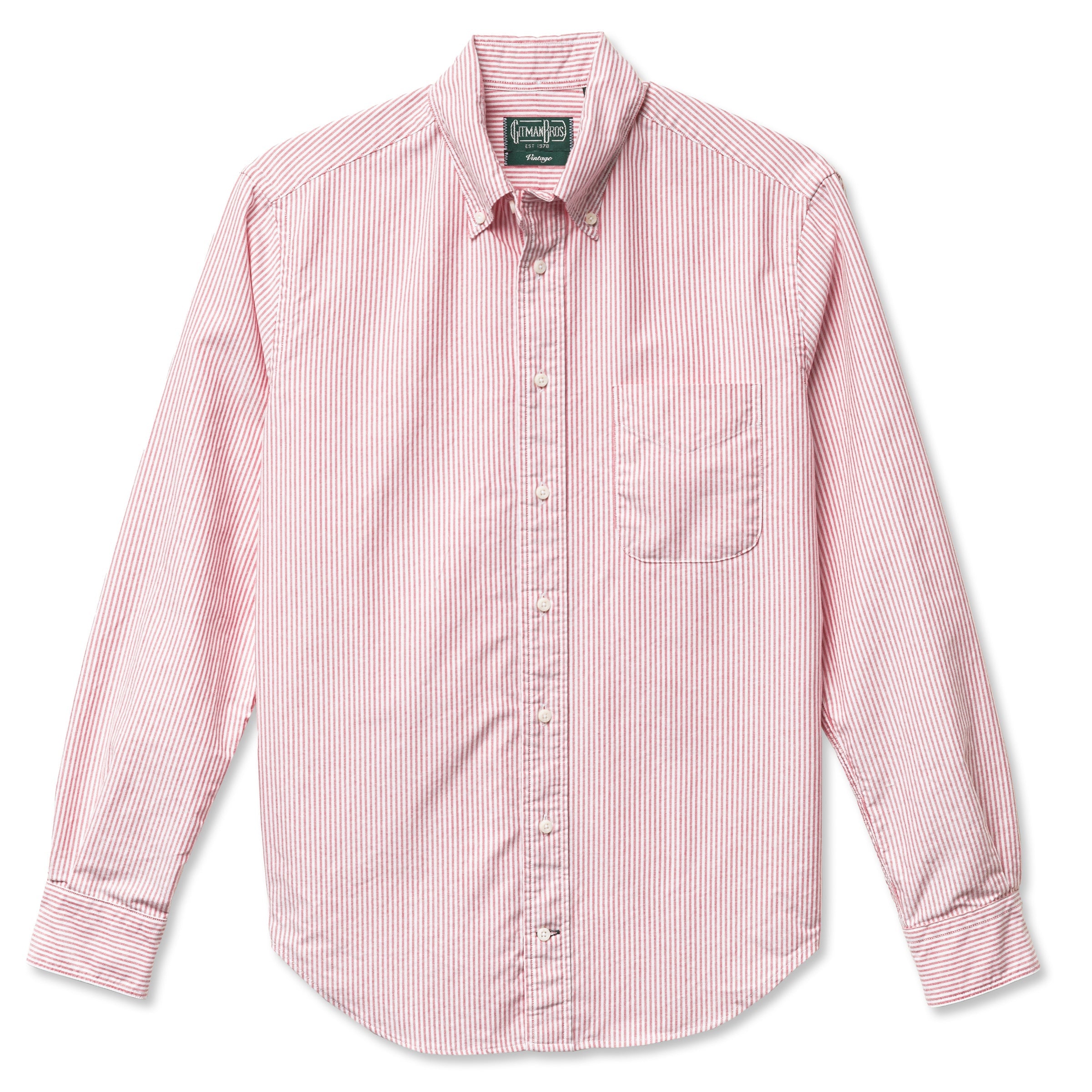 Red Stripe Oxford