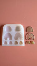 Soft Rainbow Arches Silicone Mold UV resin polymer clay