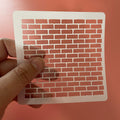 Tiny Bricks Mylar Stencil Texture Sheet
