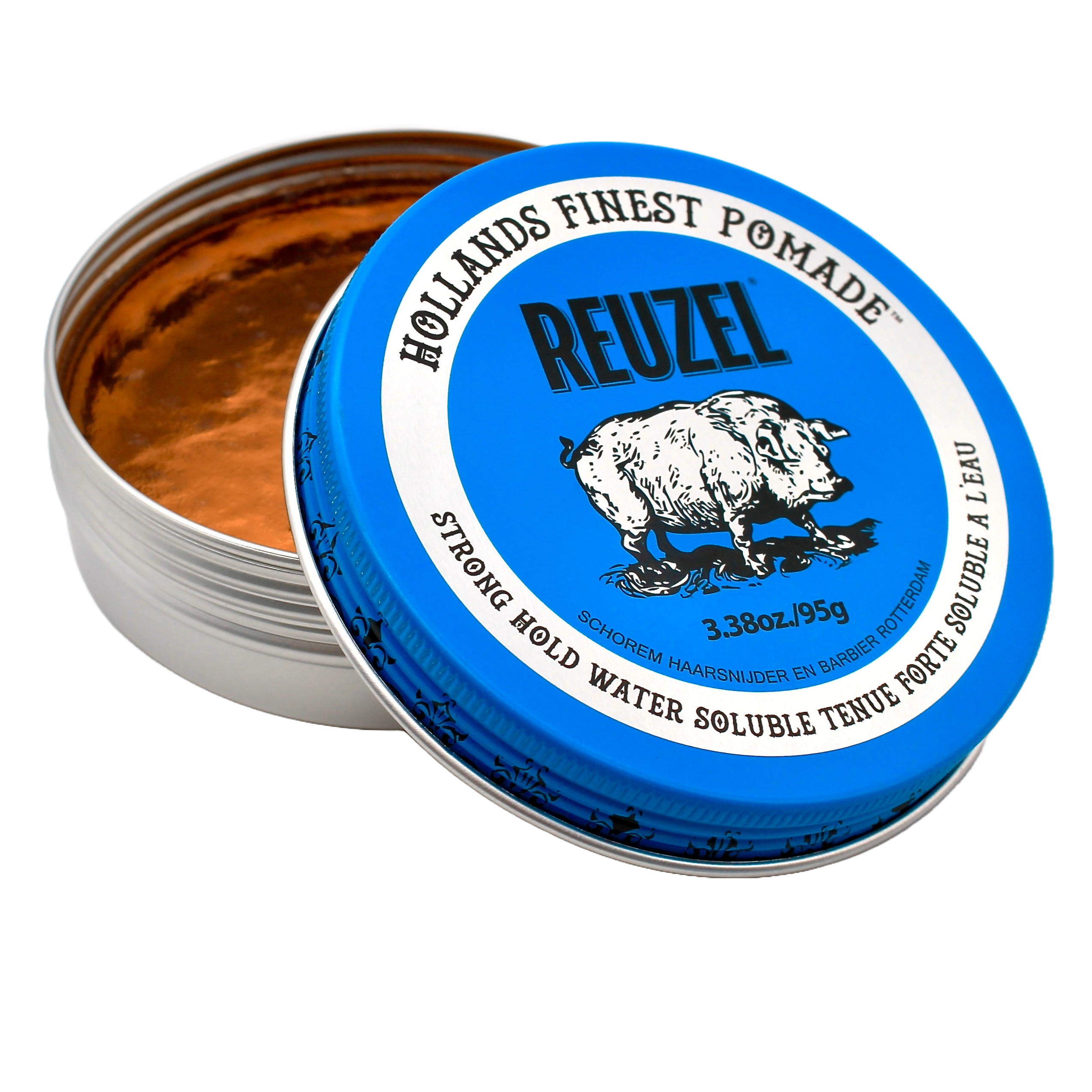 Blue High Shine Strong Hold Pomade