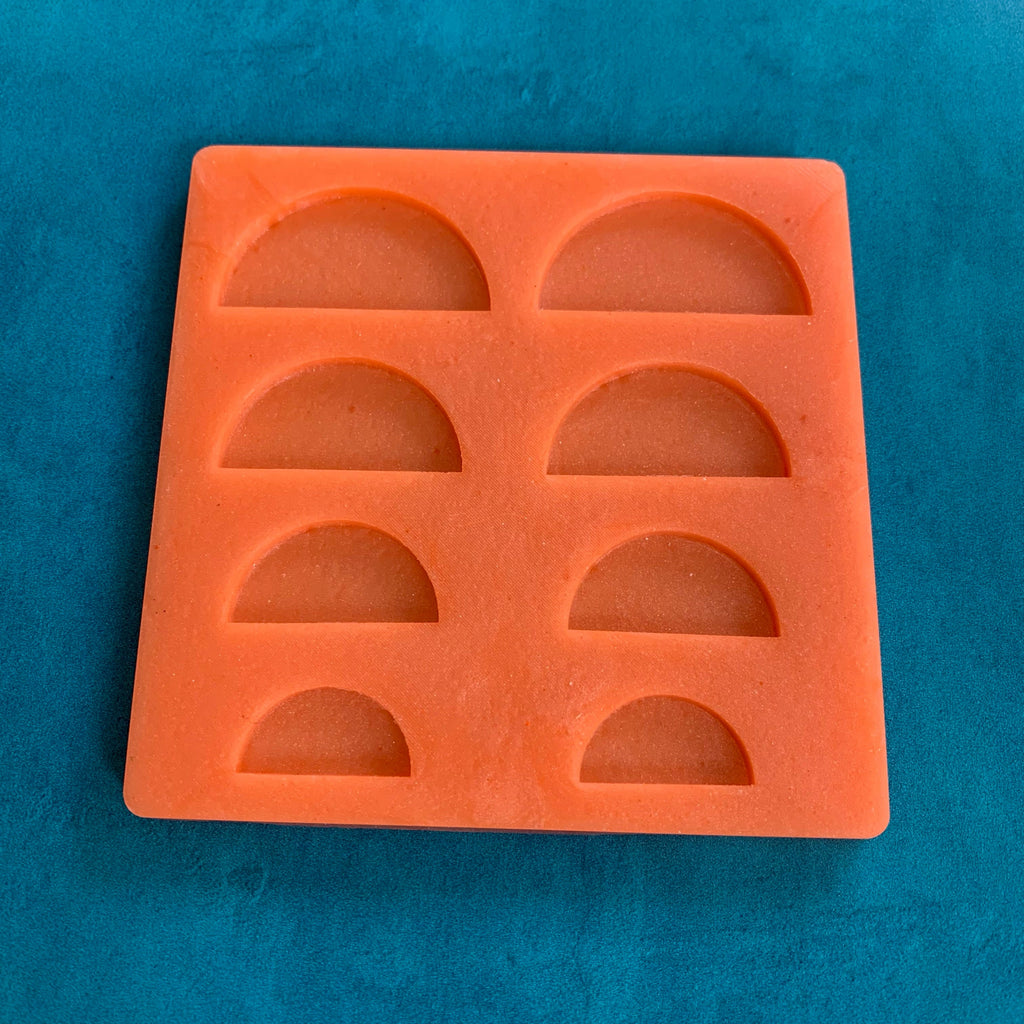 Half Circle Silicone Earring Jewelry Mold polymer clay tools and supplies ideas