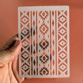Western Quilt SouthWestern Mylar Stencil 3.5 x 5"
