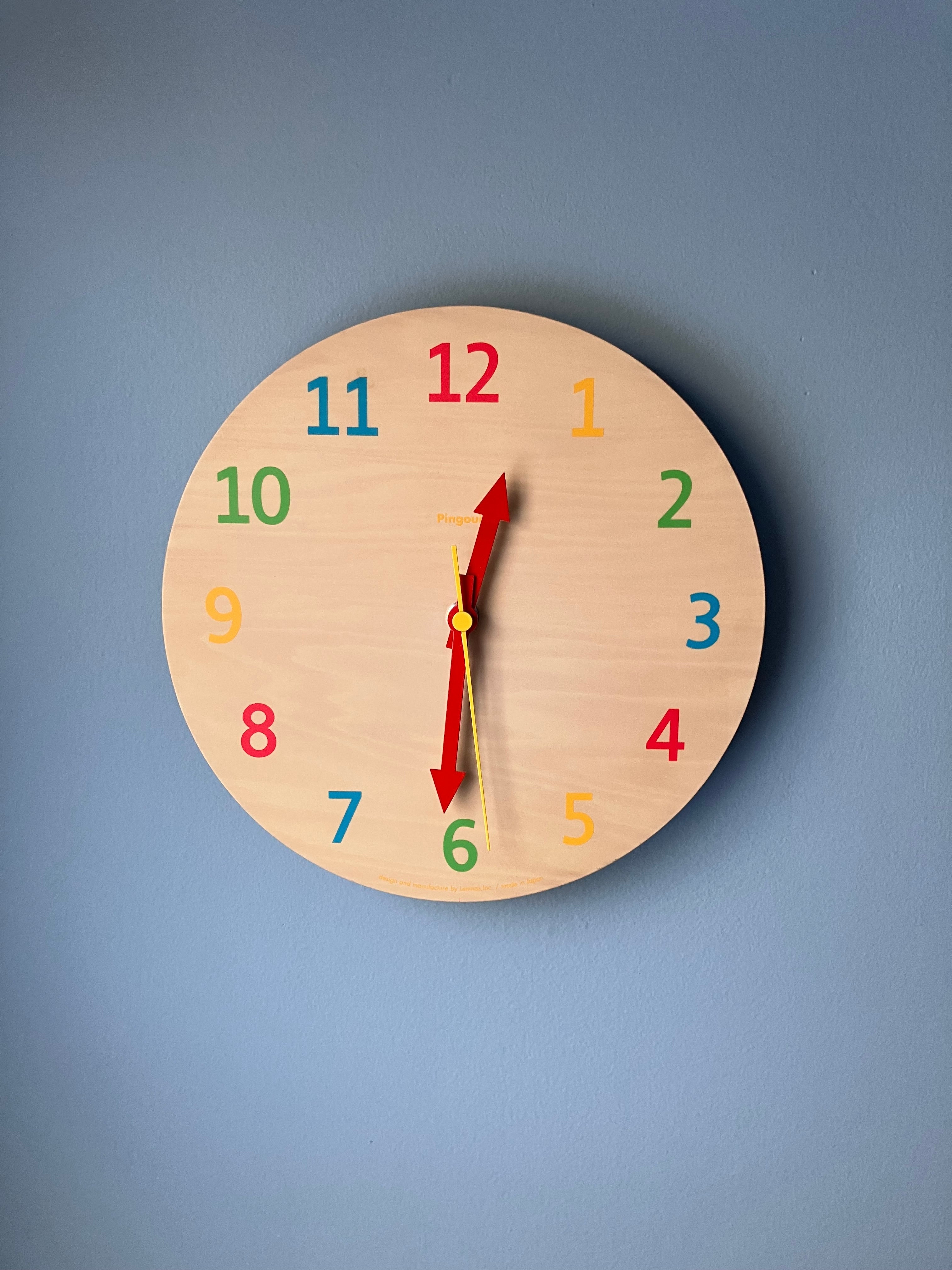 Kids Wall Clock by Lemnos
