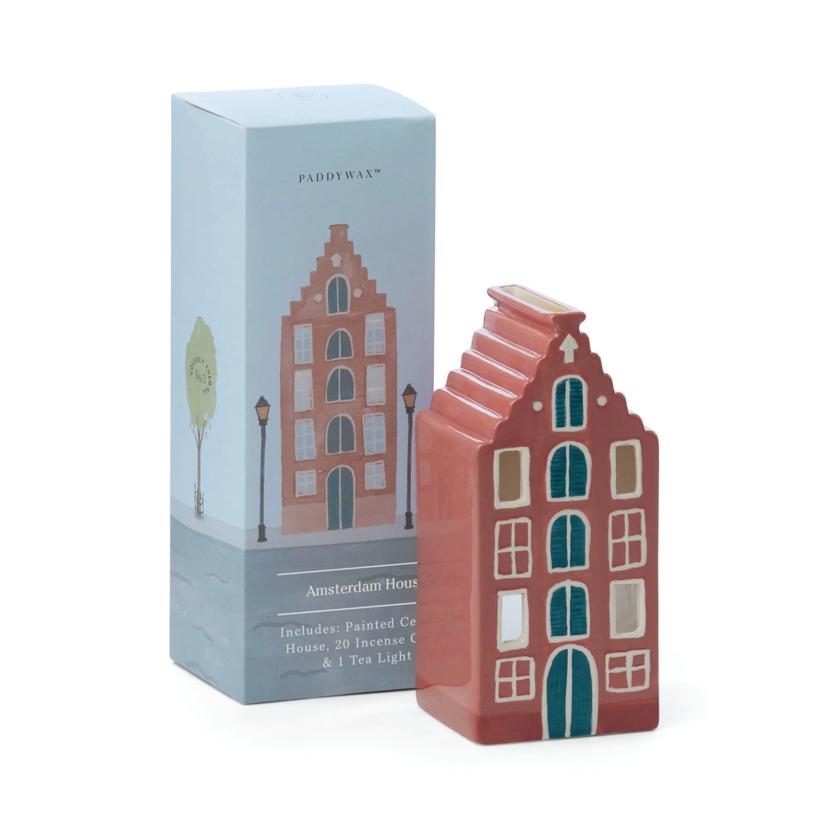 No. 02 The Amsterdam House - Incense & Tea Light Holder