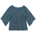 The Sonoma Top in Indigo Jacquard