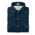 The Glacier Shirt in Indigo French Terry