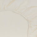 Simple Linen Fitted Sheet - Ivory