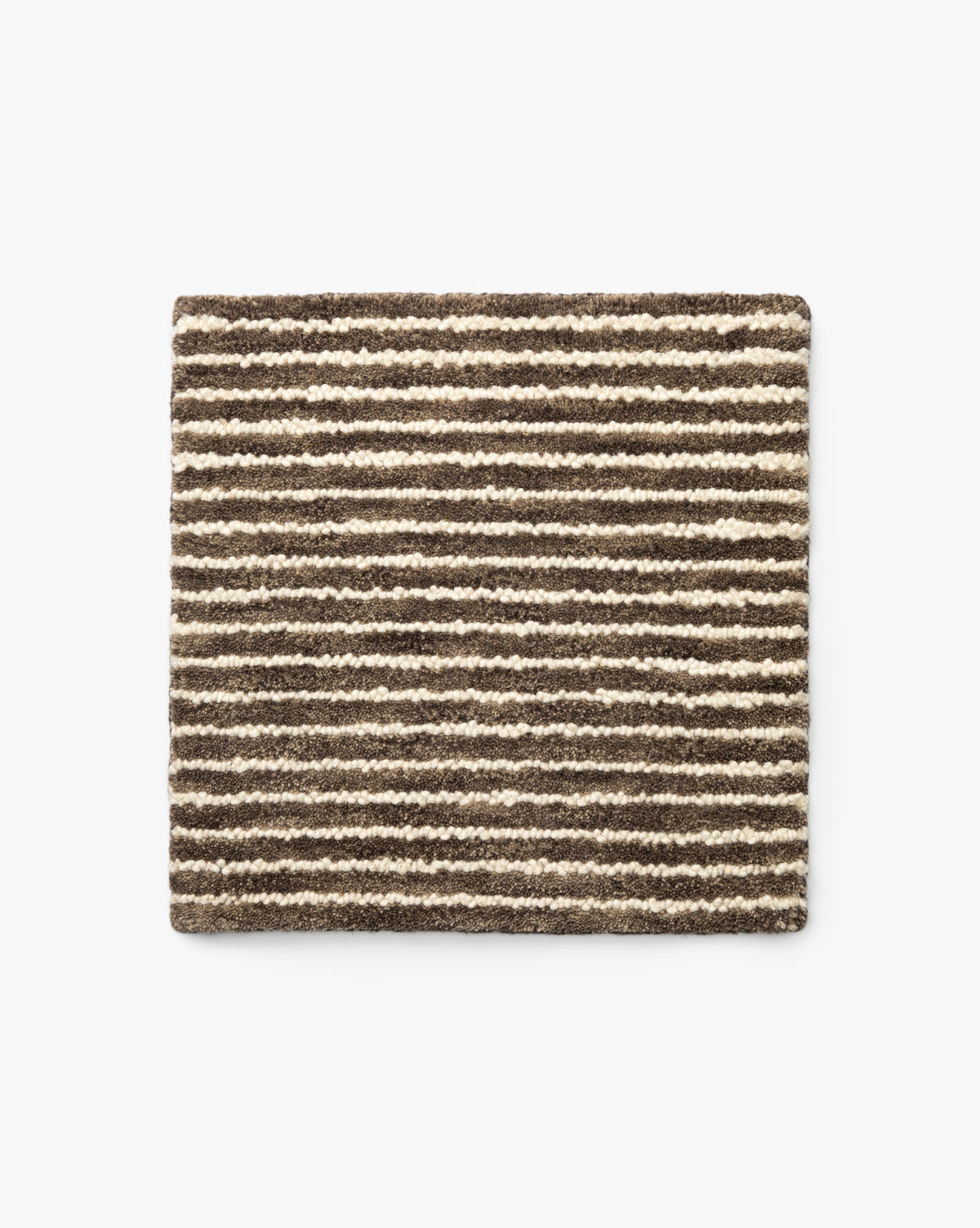 Inara Mocha Hand-Tufted Wool Rug Swatch