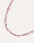 Inheritance Tennis Necklace | Pink Sapphire