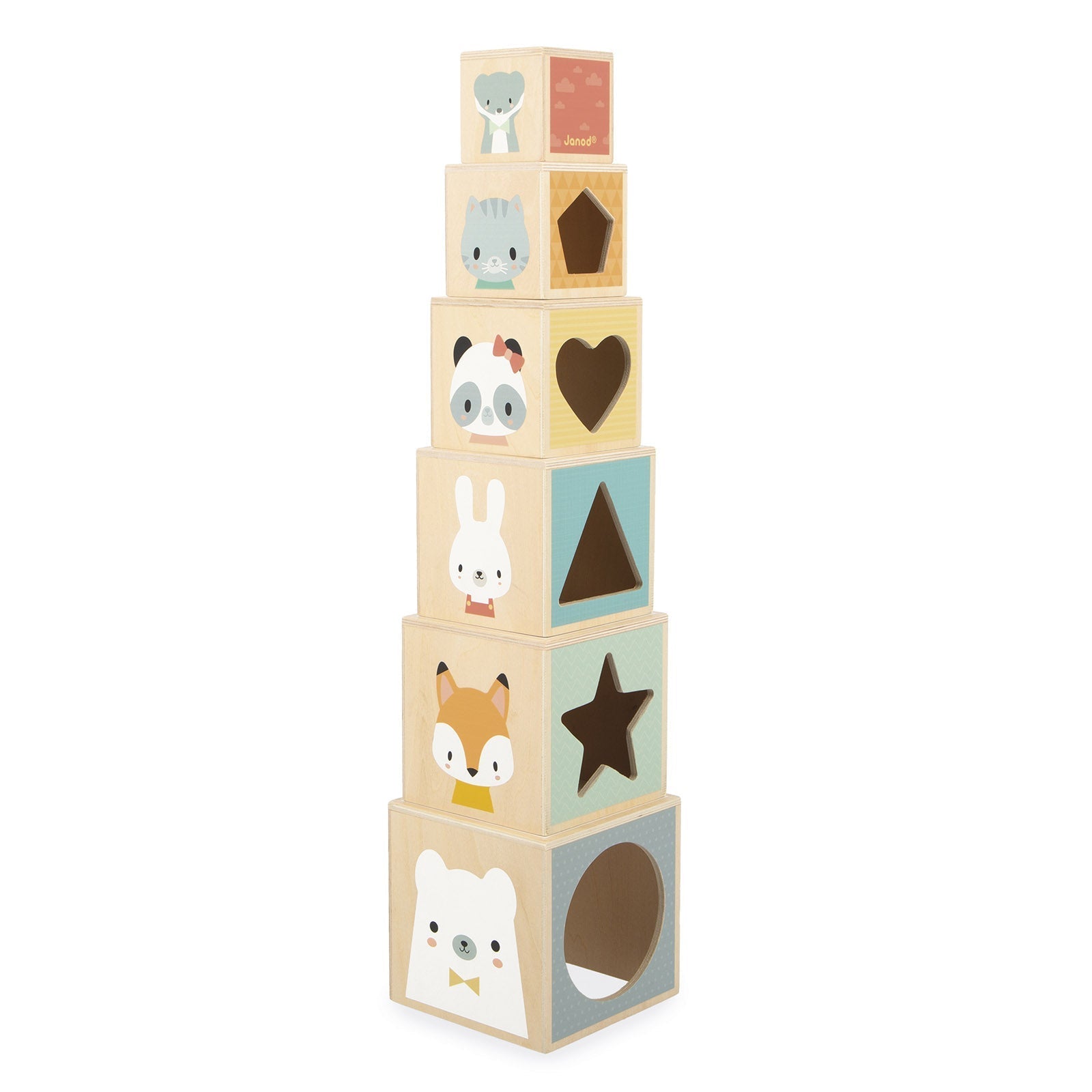 Janod Pure 6-Block Pyramid