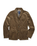 Corduroy Stretch Slim Fit Blazer - Mushroom