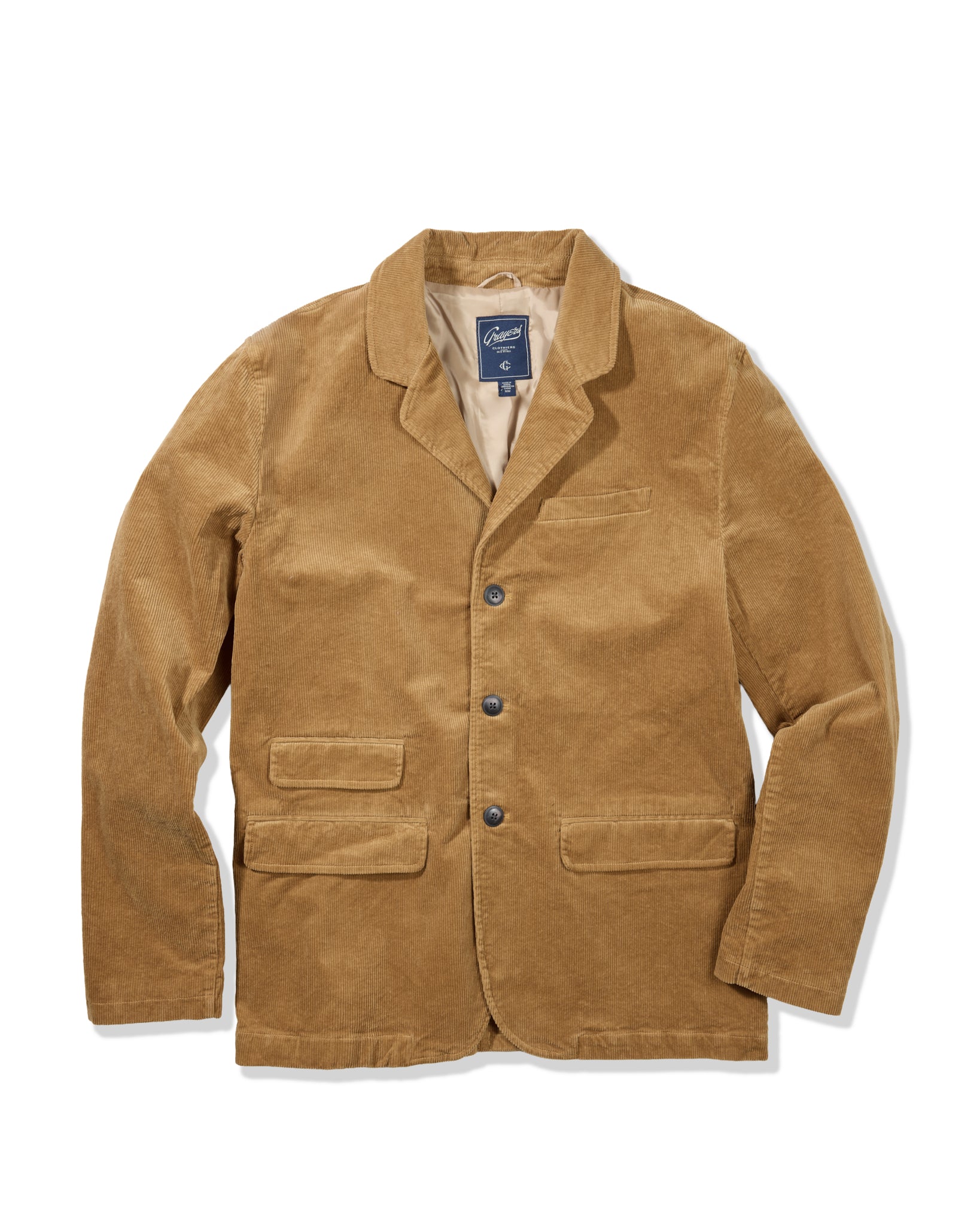Fleming's English Corduroy Blazer - Saddle