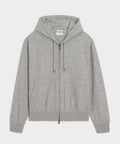 Camel-Cashmere Full-Zip Hoodie