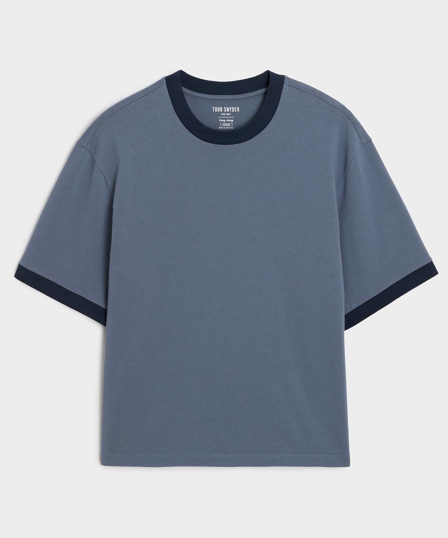 Cropped Portuguese Jersey Ringer Tee