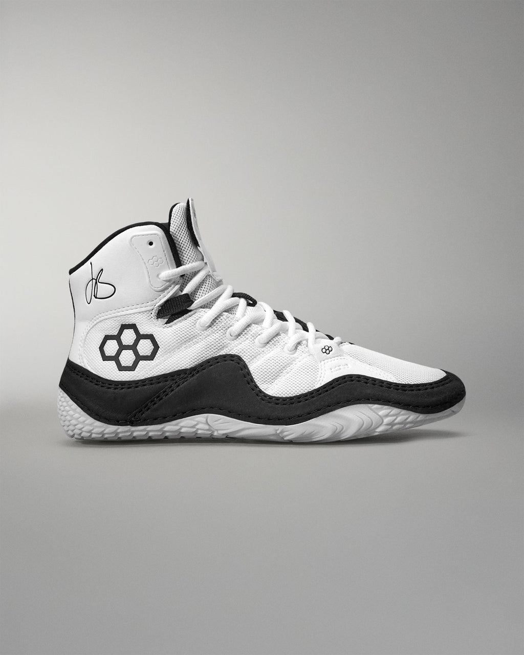 JB1 Adult Wrestling Shoes - White