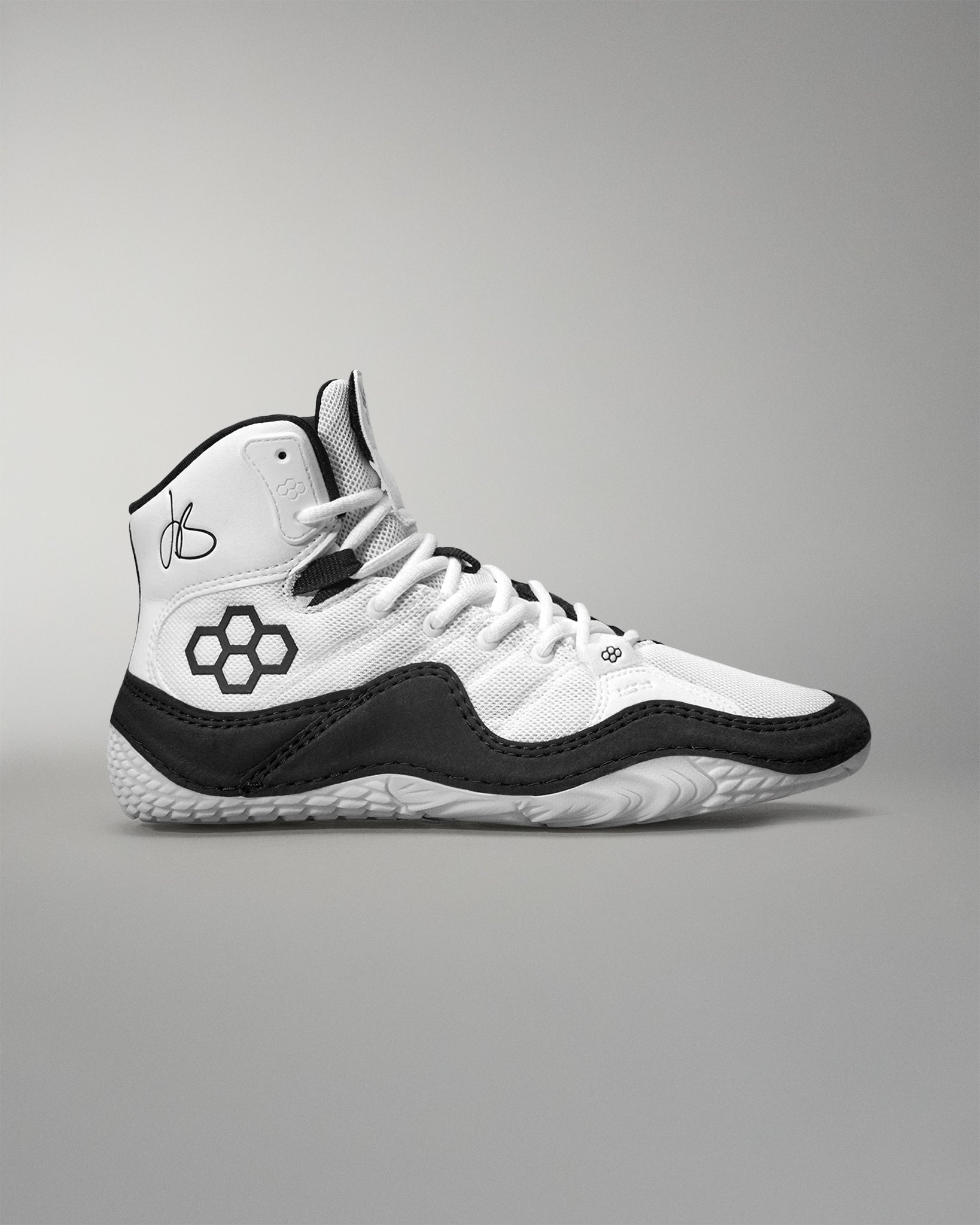 JB1 Adult Wrestling Shoes - White