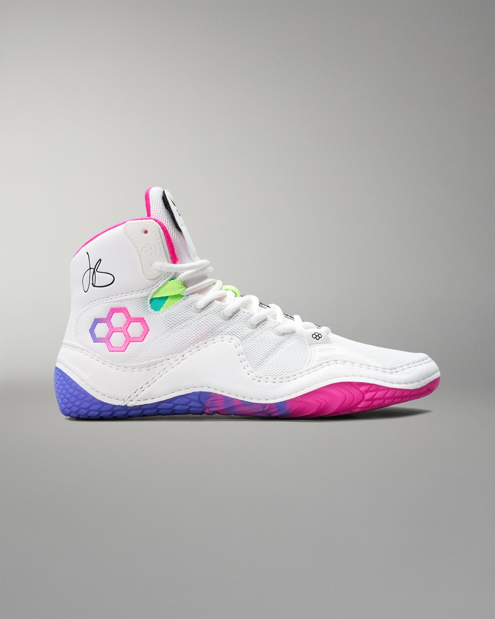 JB1 Adult Wrestling Shoes - Neon Surge