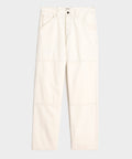 Relaxed Selvedge Carpenter Jean in White