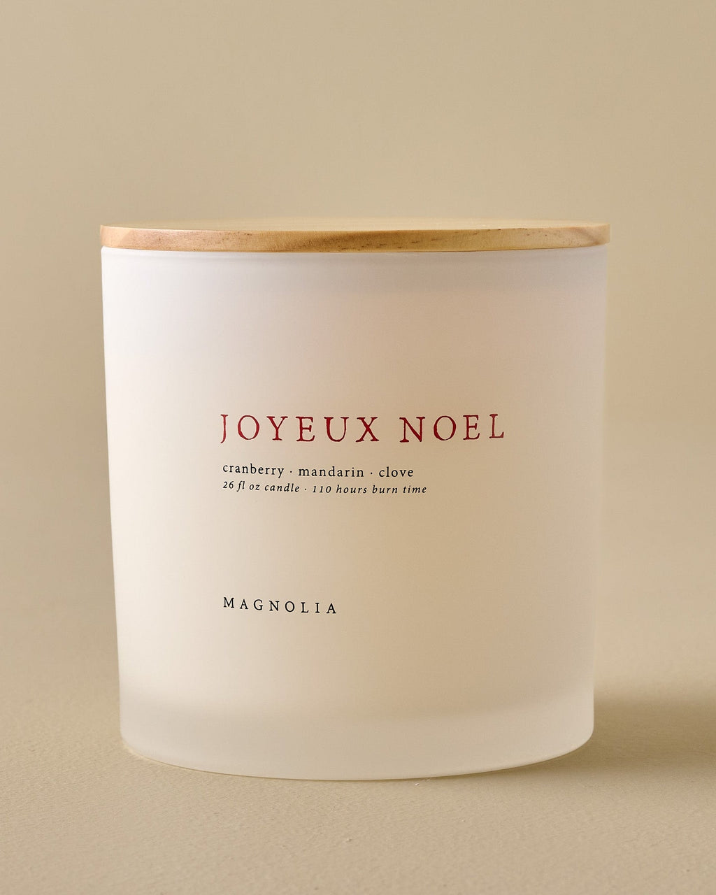 Magnolia Joyeux Noel Candle