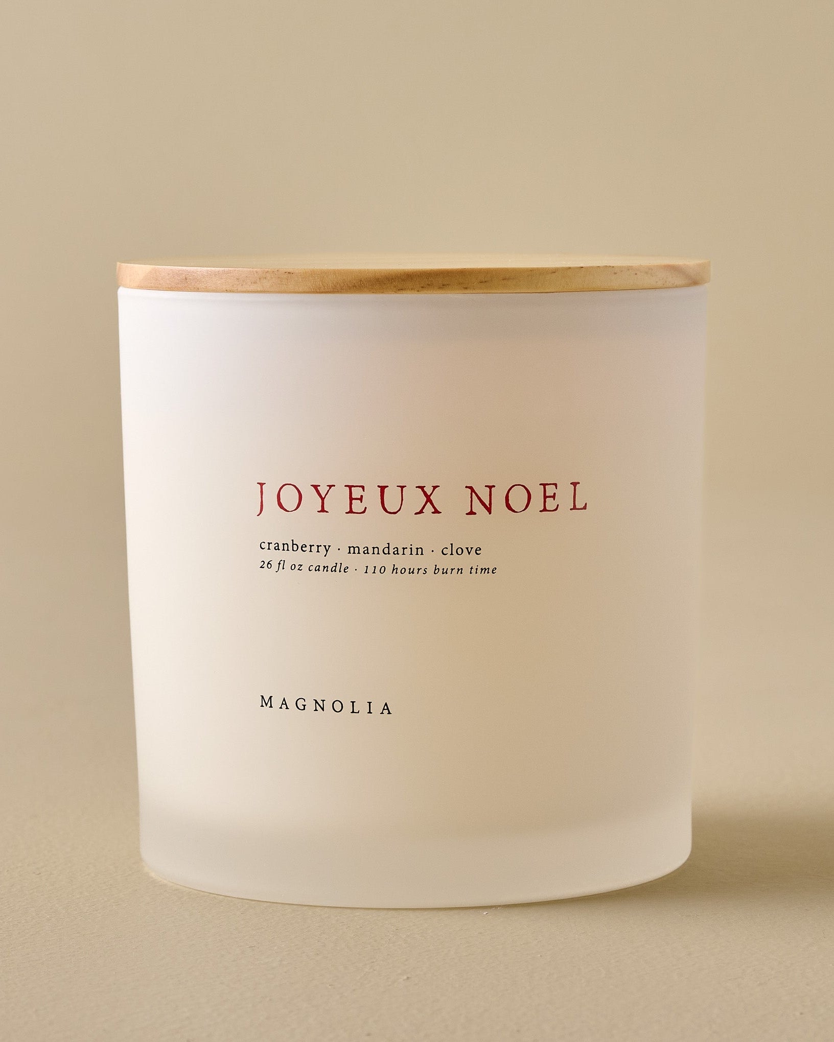 Magnolia Joyeux Noel Candle
