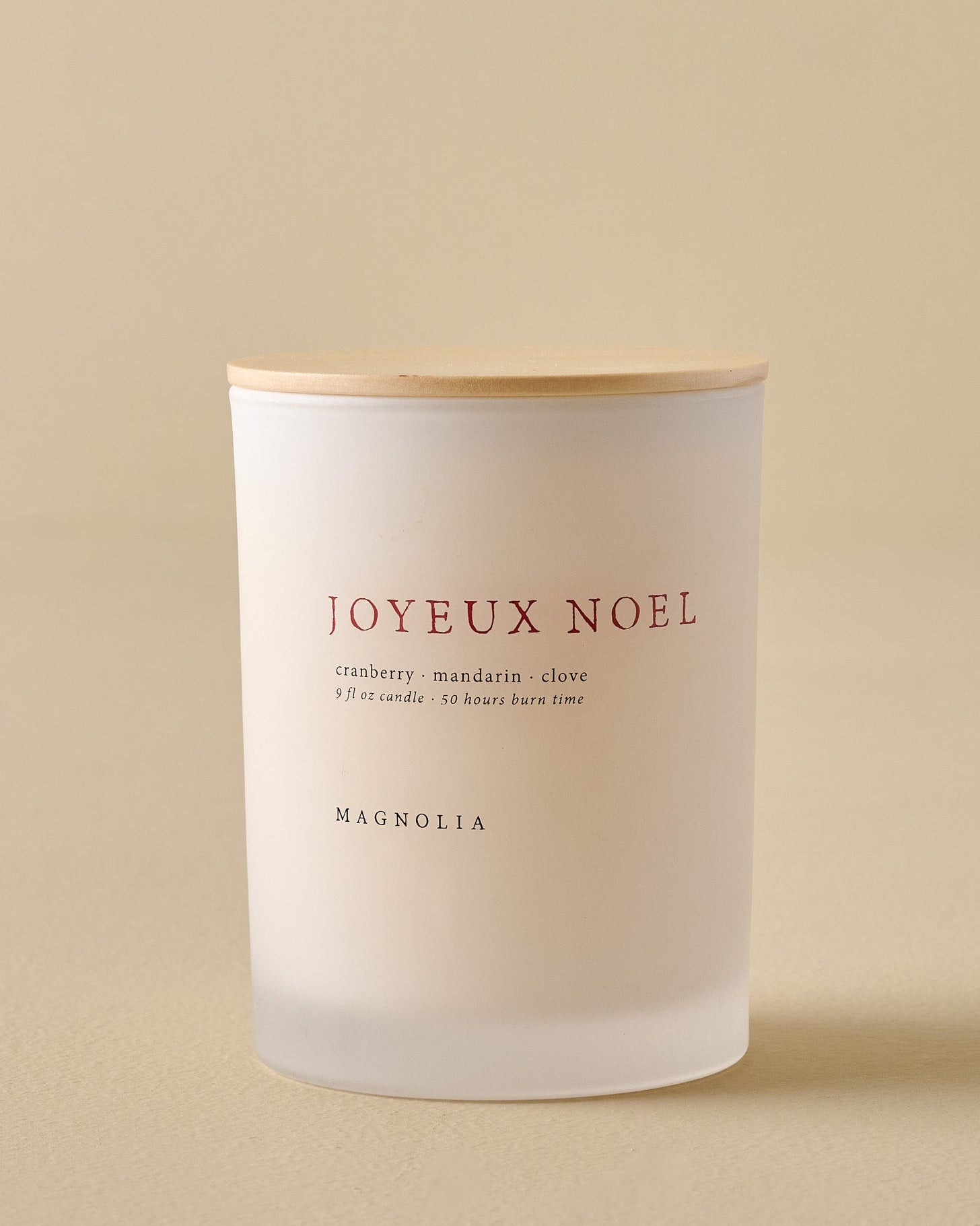Magnolia Joyeux Noel Candle