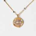Daydreamer Evil Eye Necklace with Opal