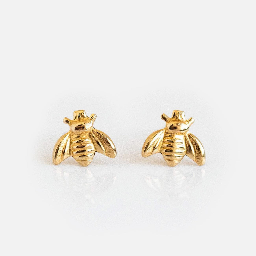 Golden Bee Earrings