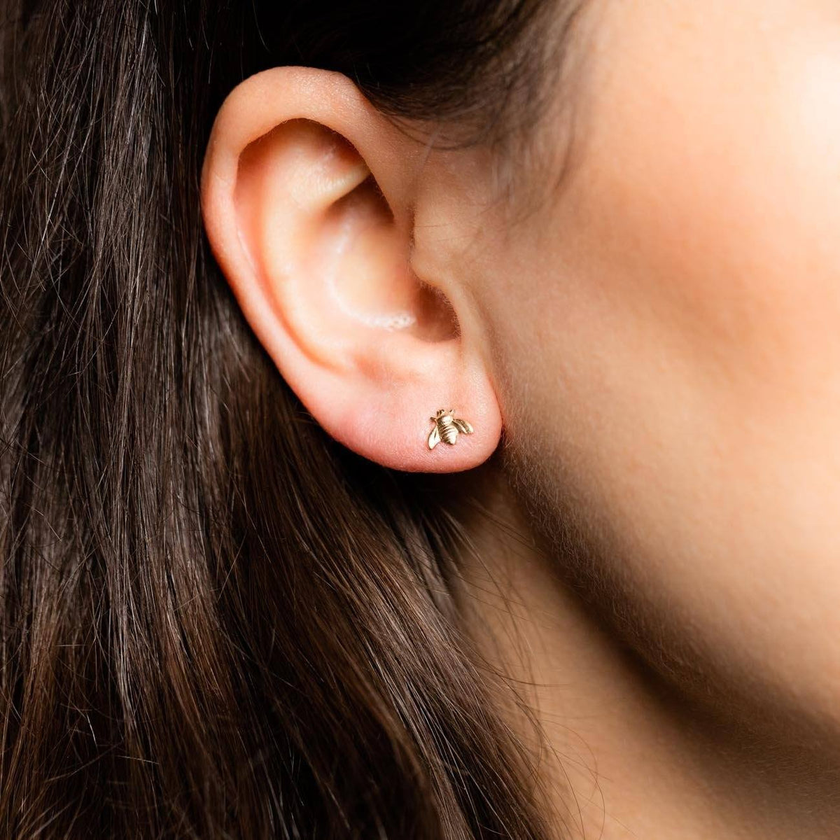 Golden Bee Earrings