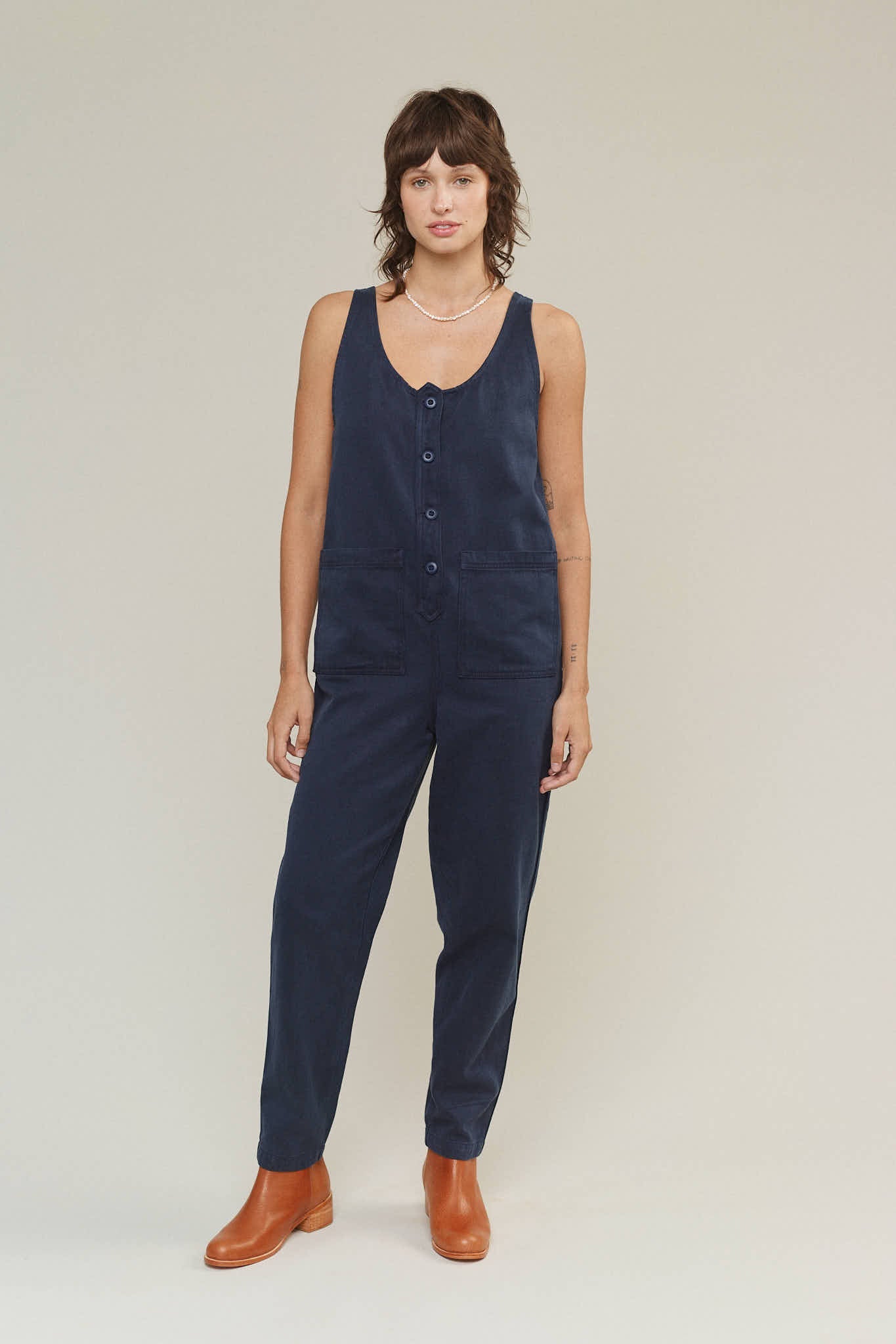 Button Front Jumper