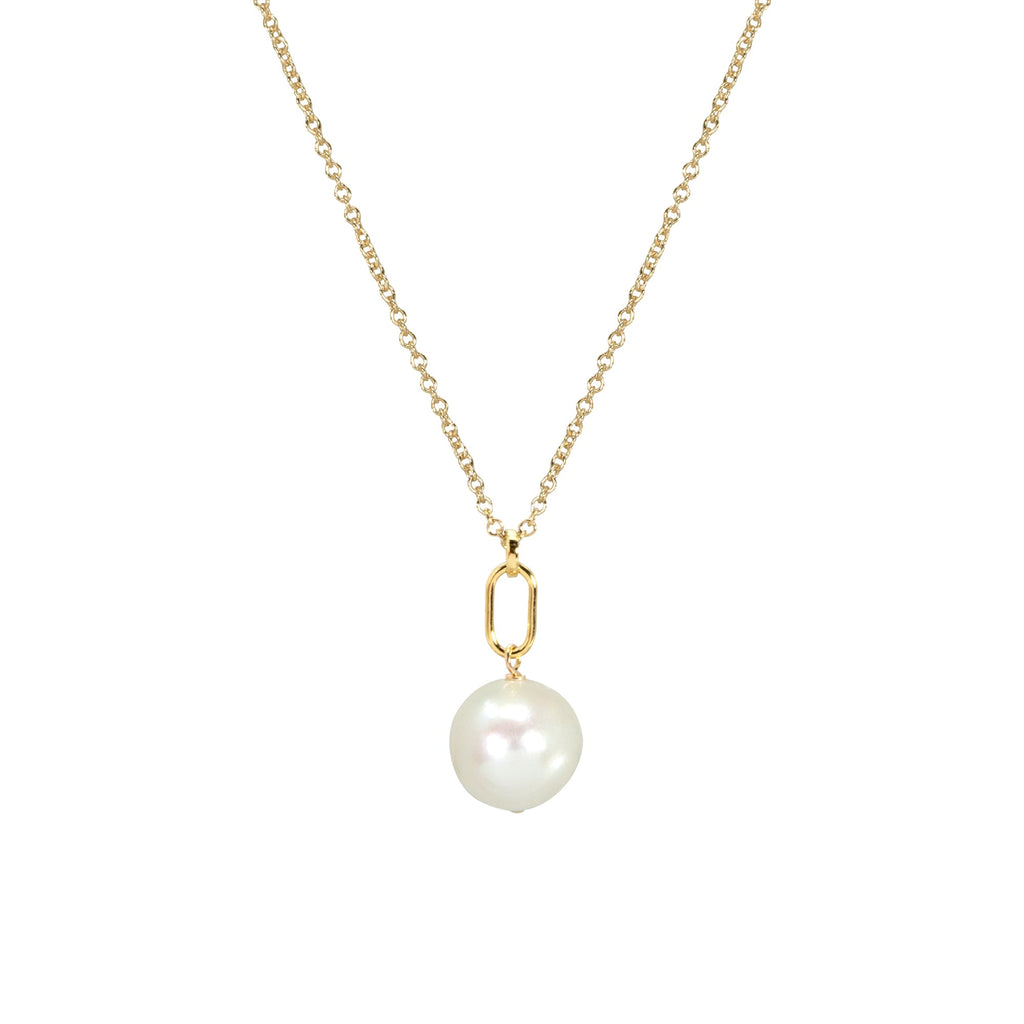June Birthstone Freshwater Pearl Necklace