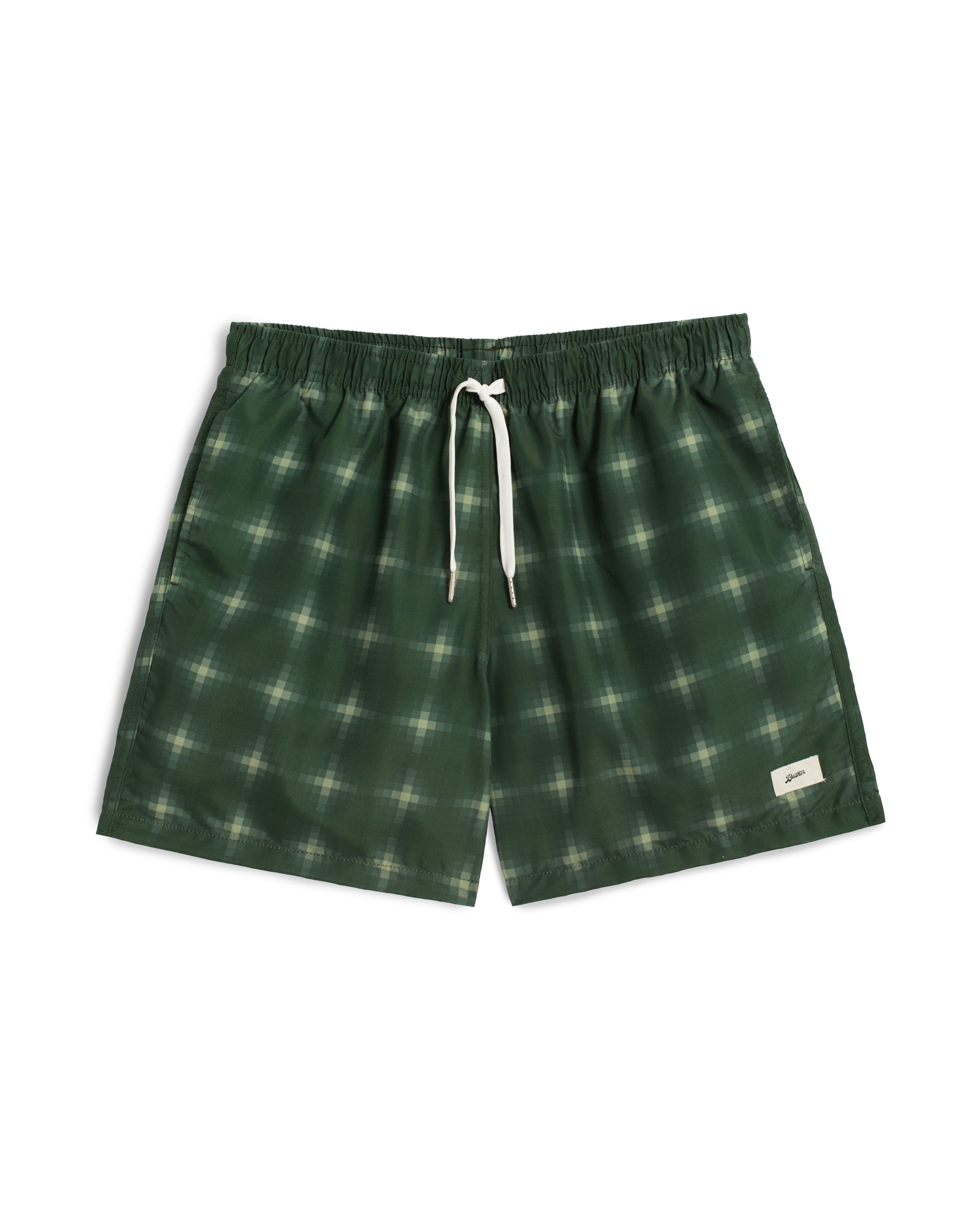 Juniper Digi Plaid Swim Trunk