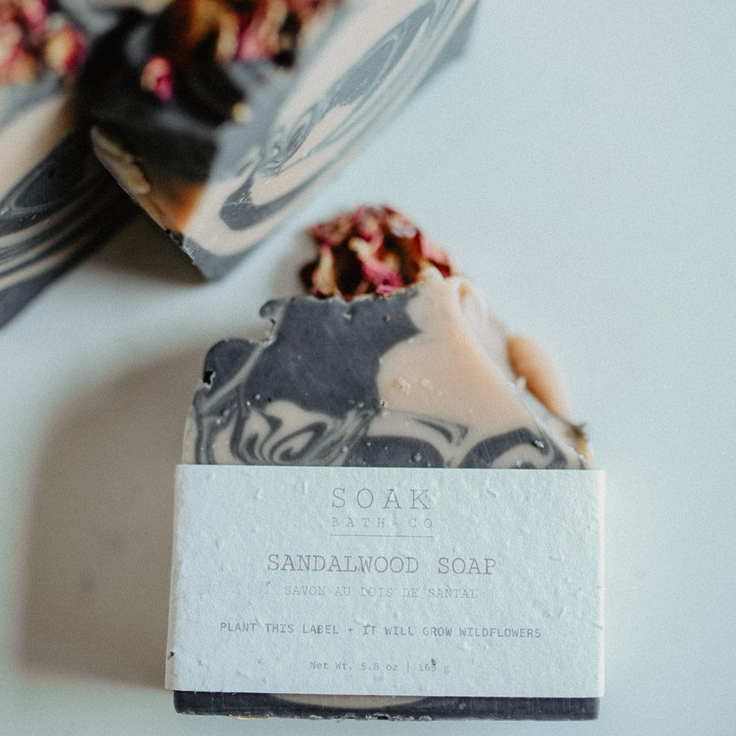 Sandalwood Soap Bar - Canadian Handmade