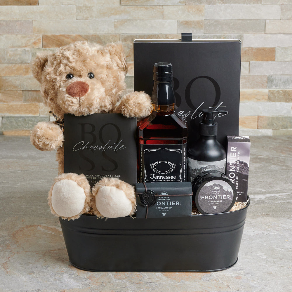 A Relaxing Time for Him Gift Basket