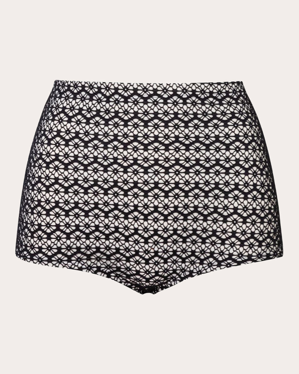 Jane Floral Mesh Boyshort Bikini Brief