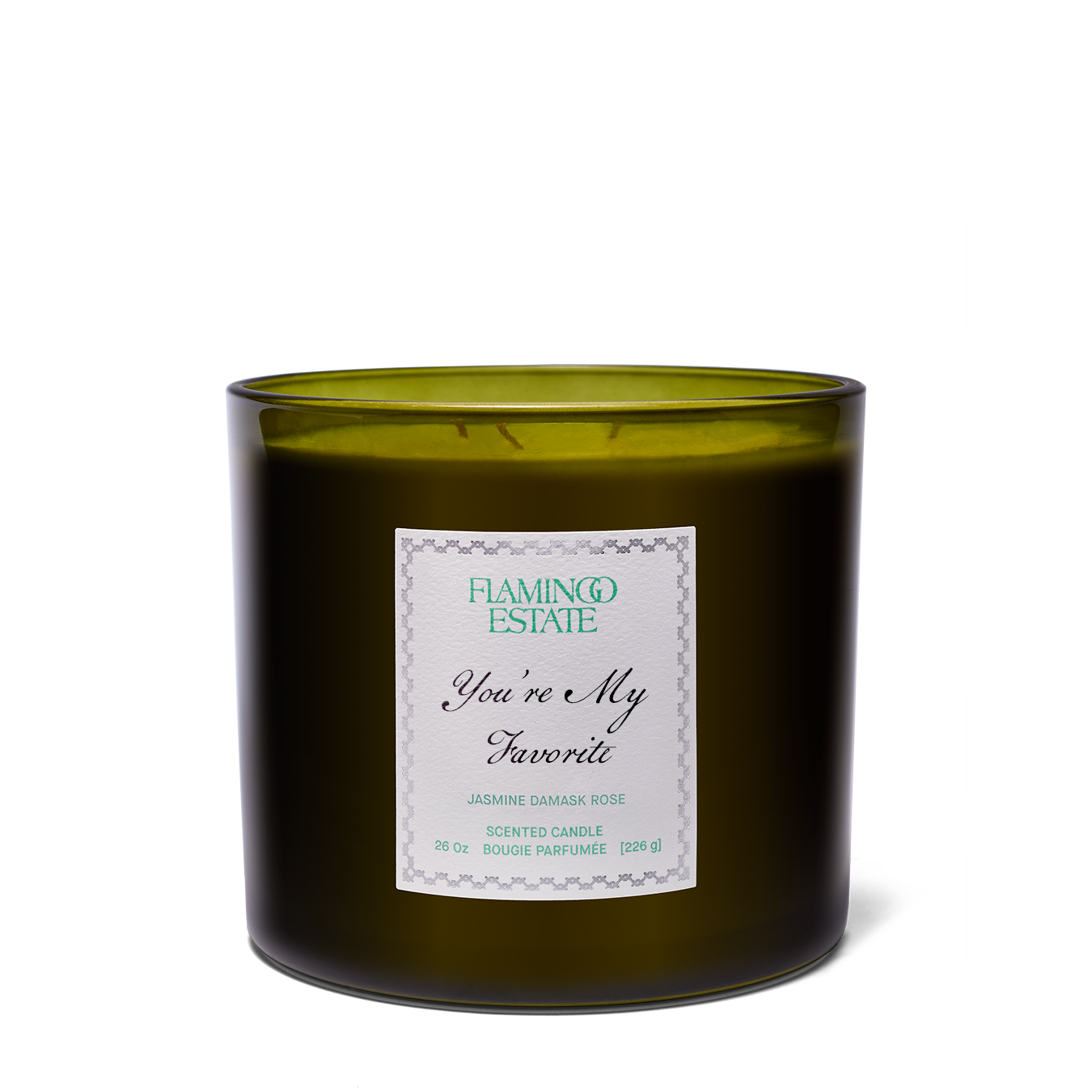 Personalized Jasmine Damask Rose XL Candle