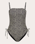 Joan Polka Dot Ruched One-Piece