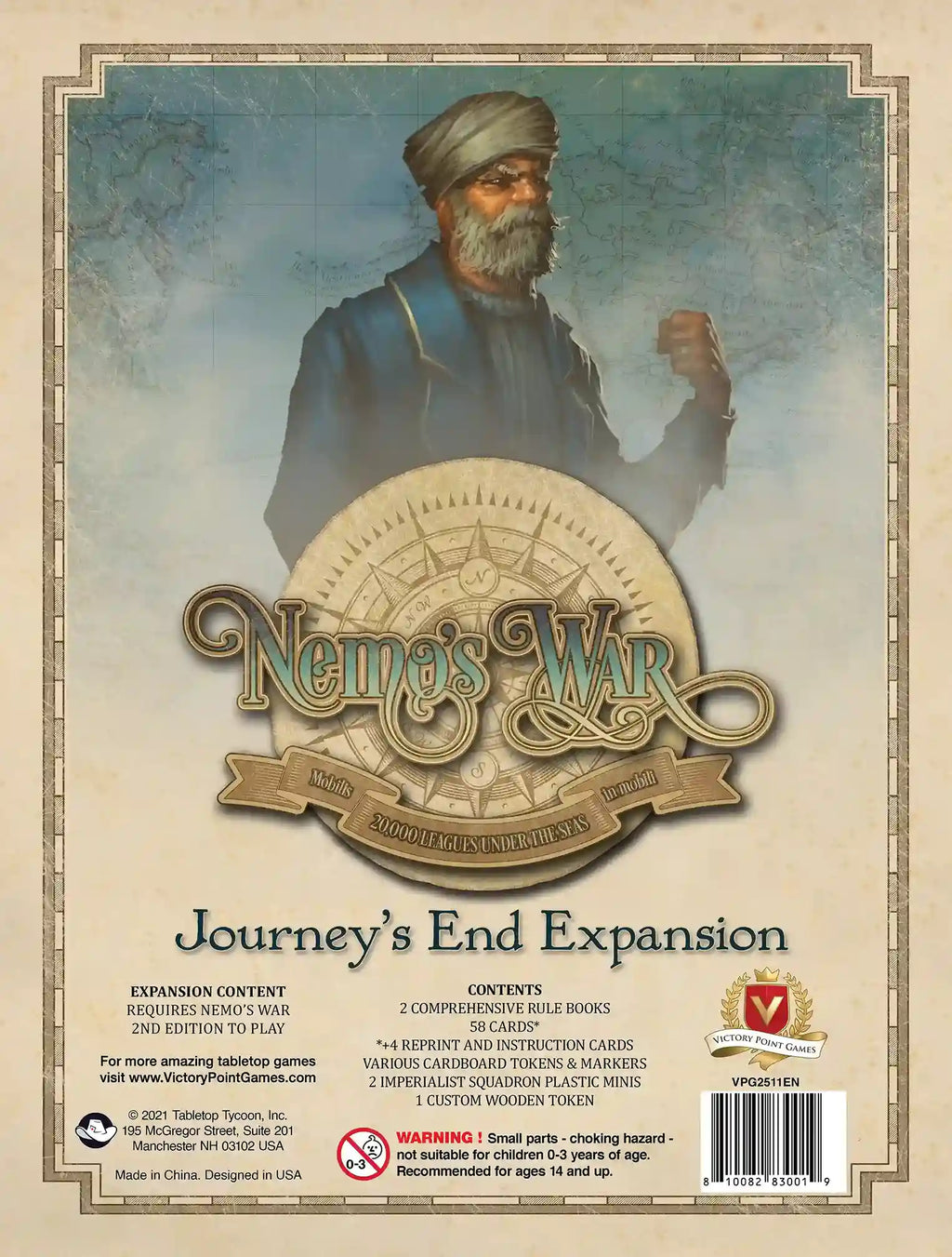 Nemo's War Journeys End Expansion