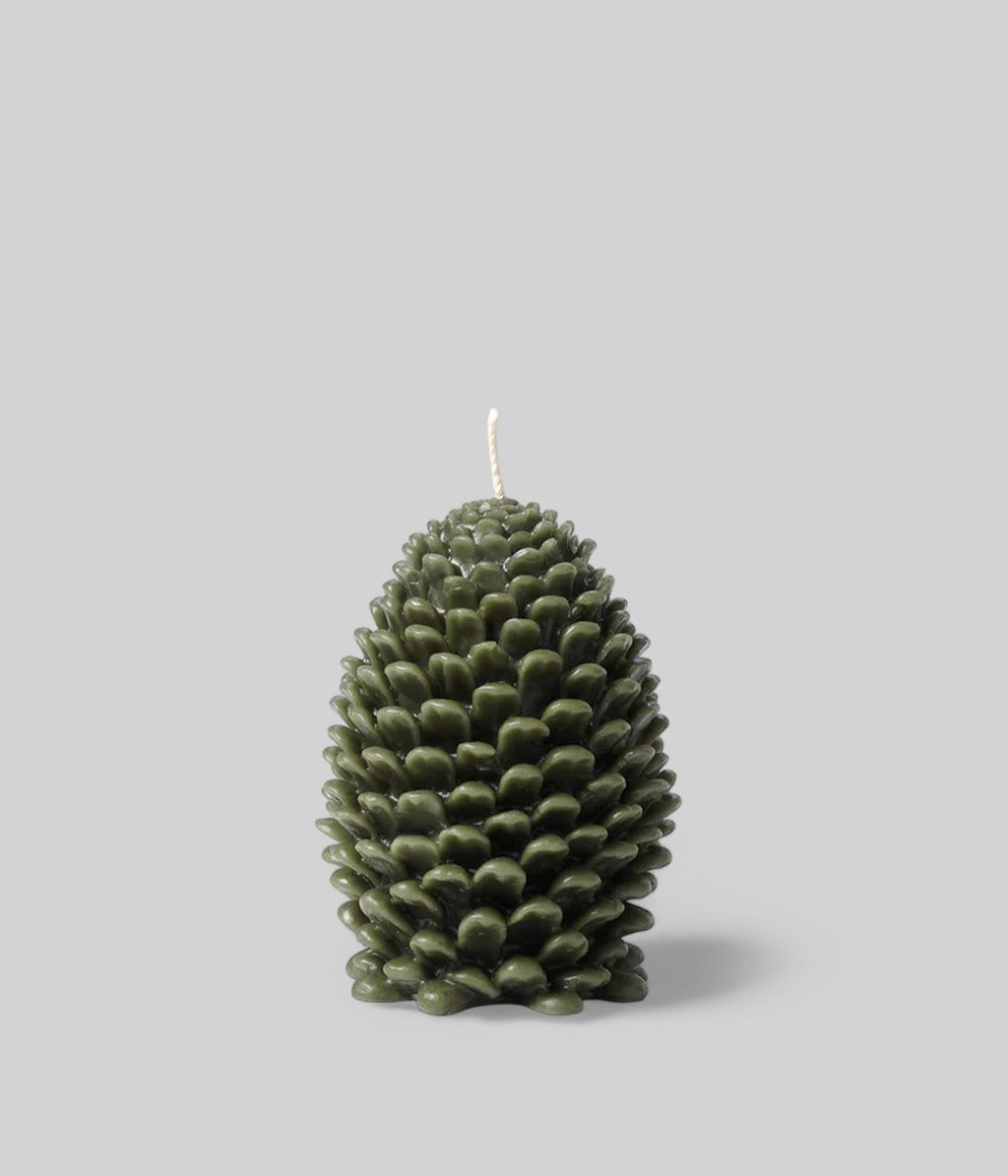 Beeswax Jumbo Pine Cone Candle