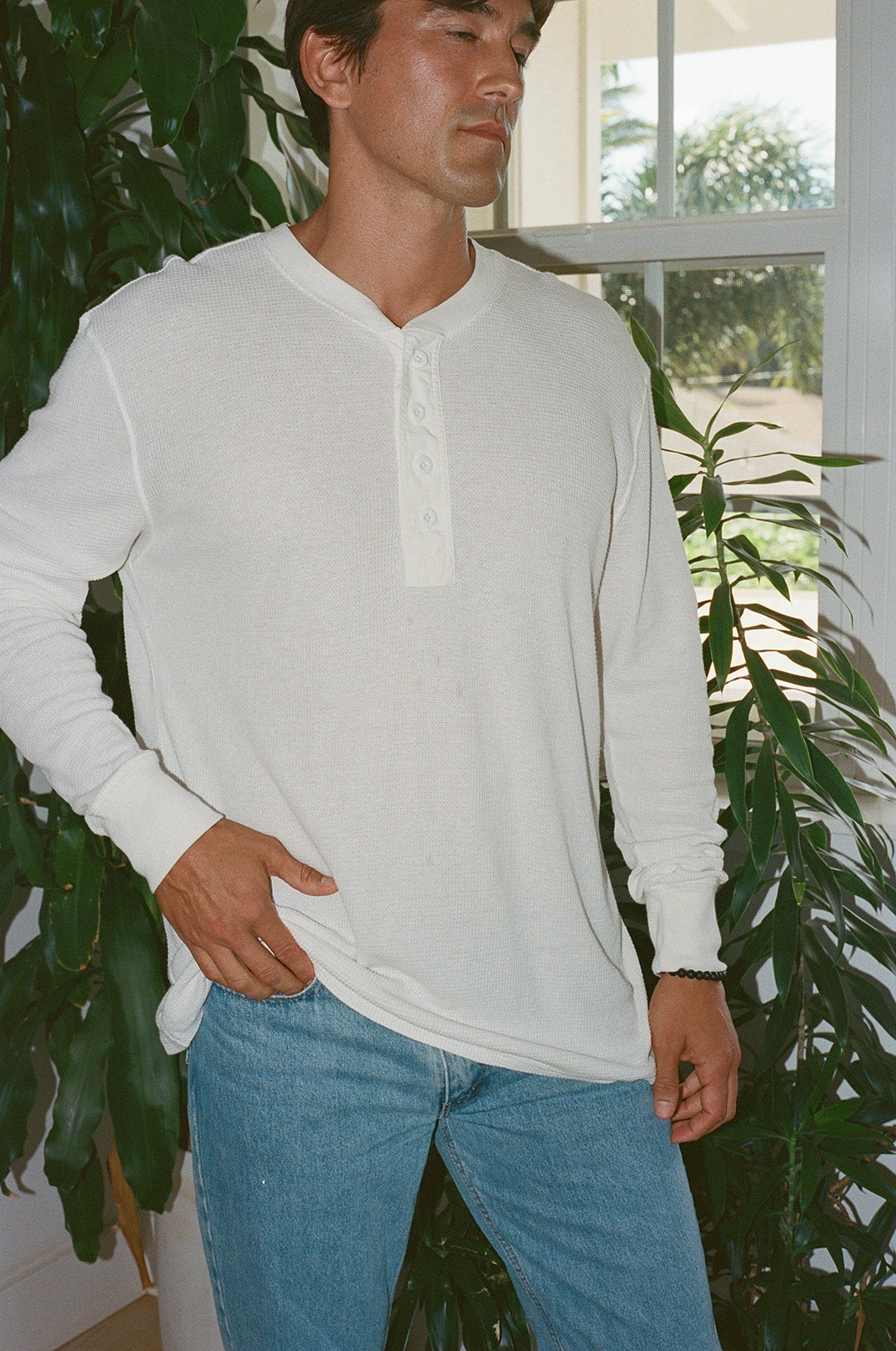 Owl Henley Tee