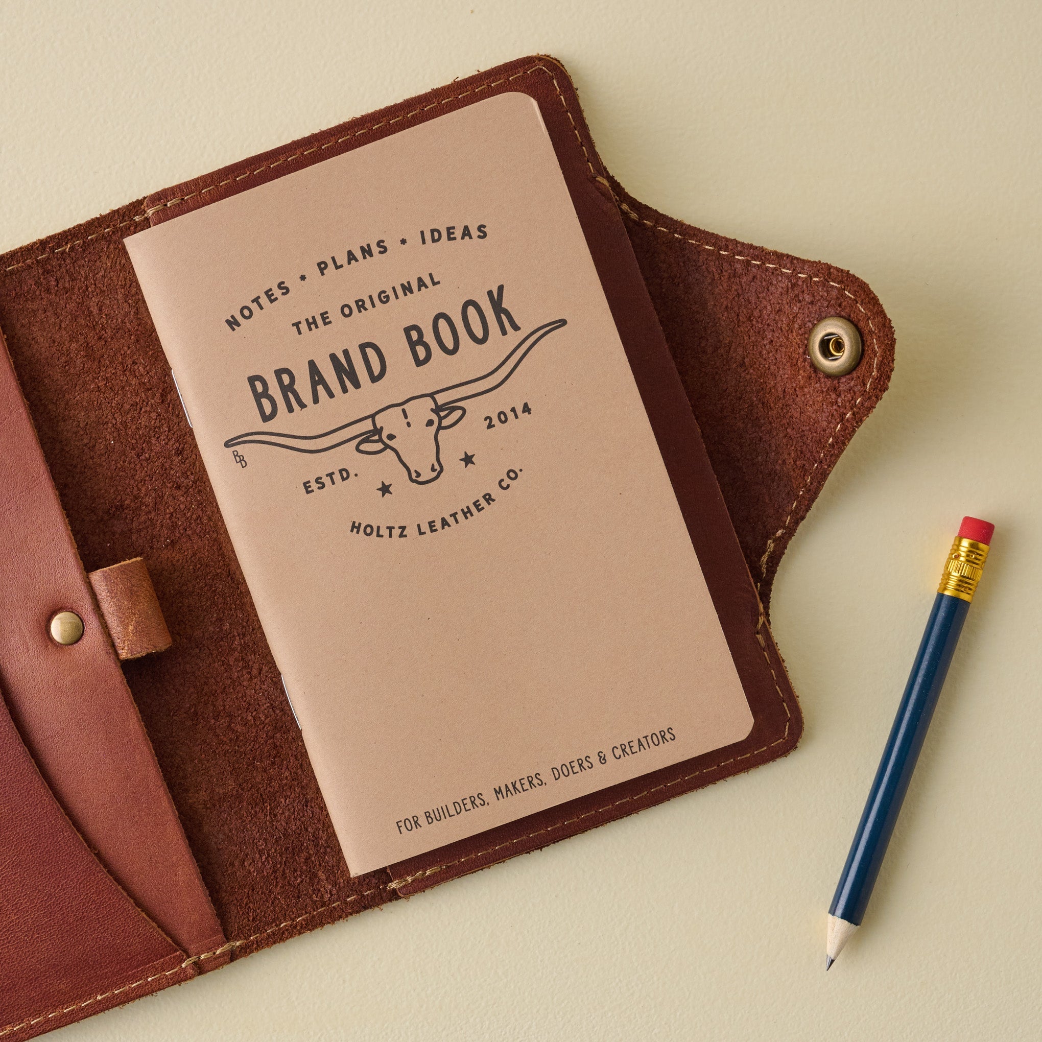 Magnolia Leather Logbook