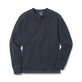 New Cooper Garment Dyed Henley - Ombre Blue *