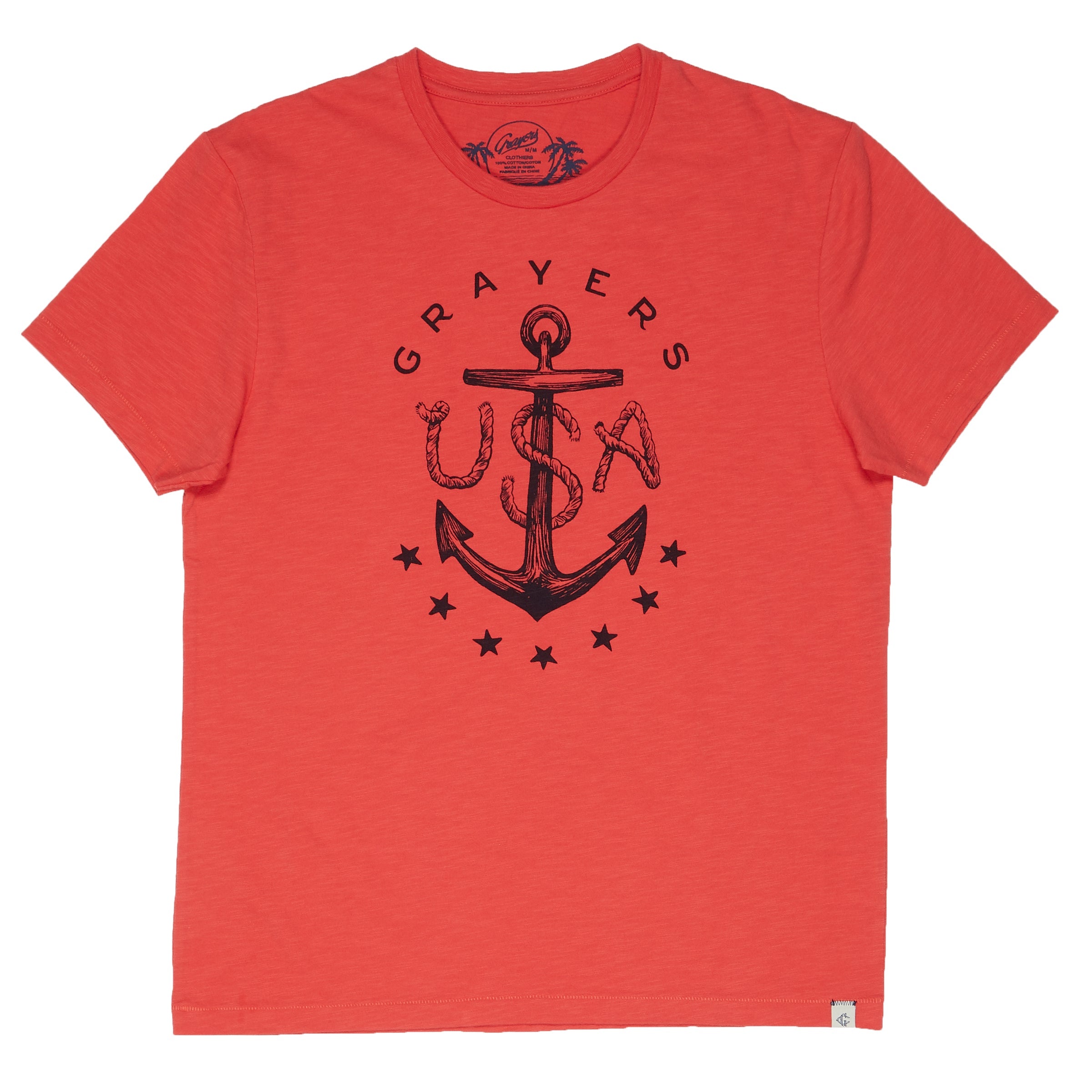 Anchor Print Tee - Chrysanthemum *