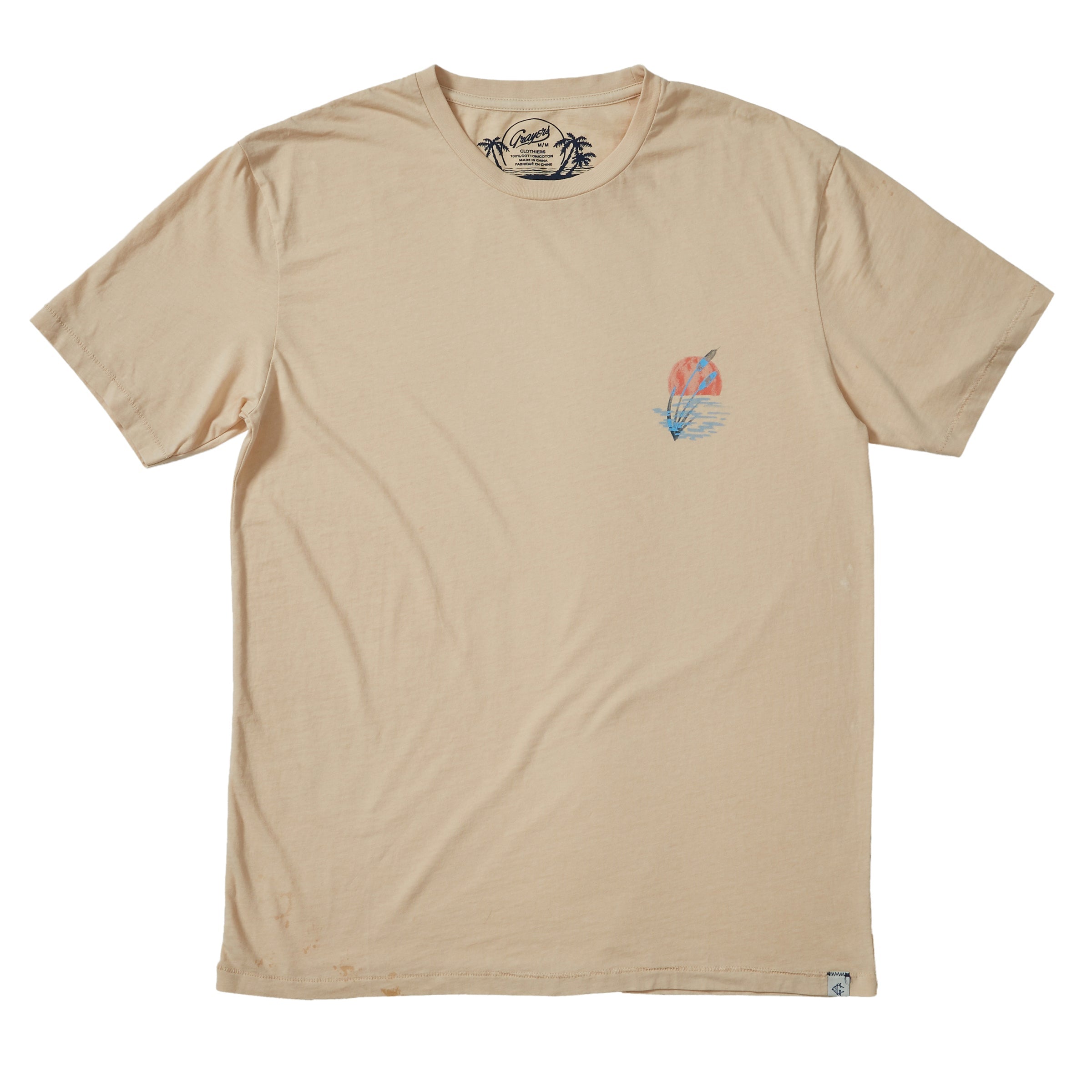 Sun Print Tee - Wheat *