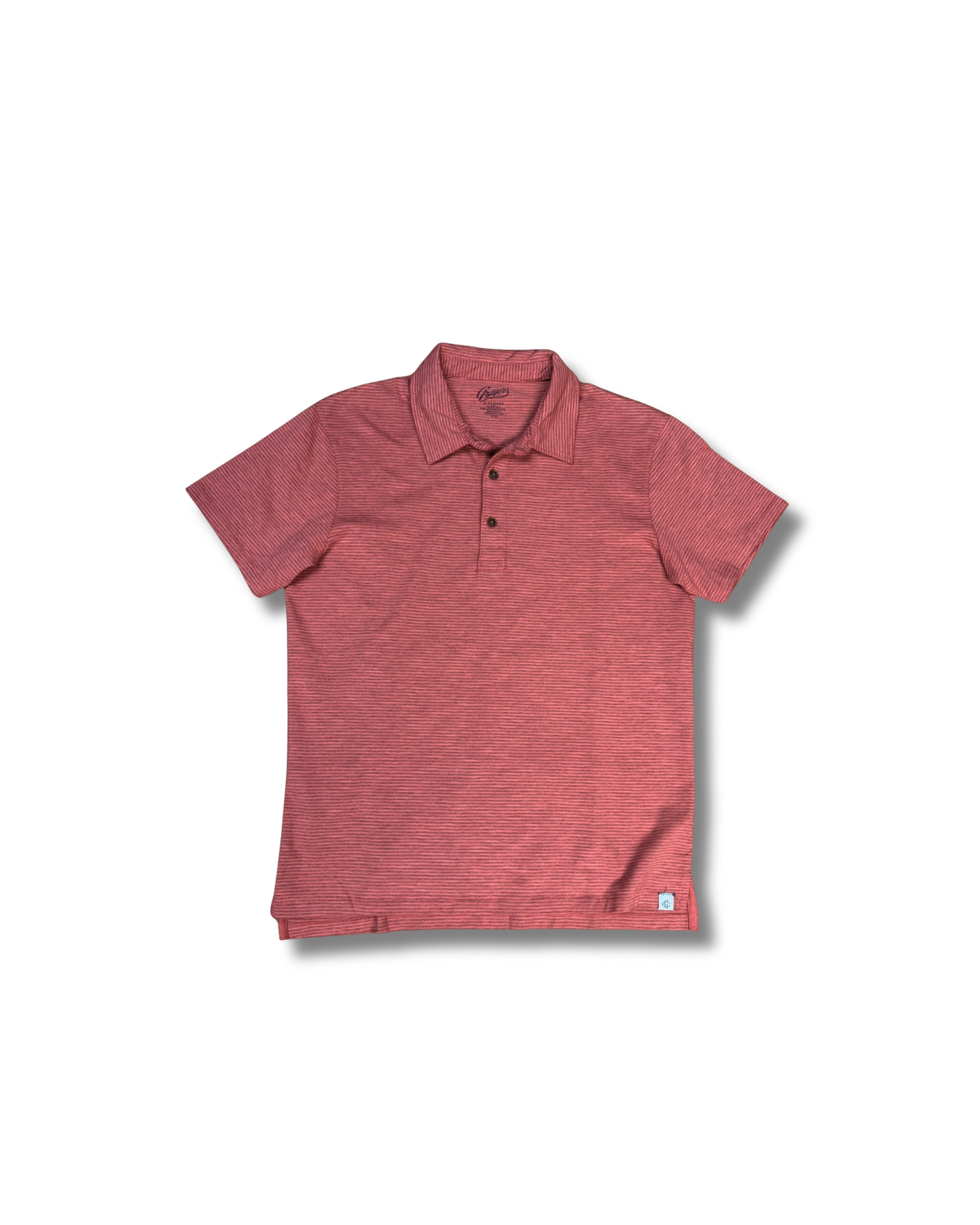 Stretch Slub Jersey Polo SMP - Terra Cotta