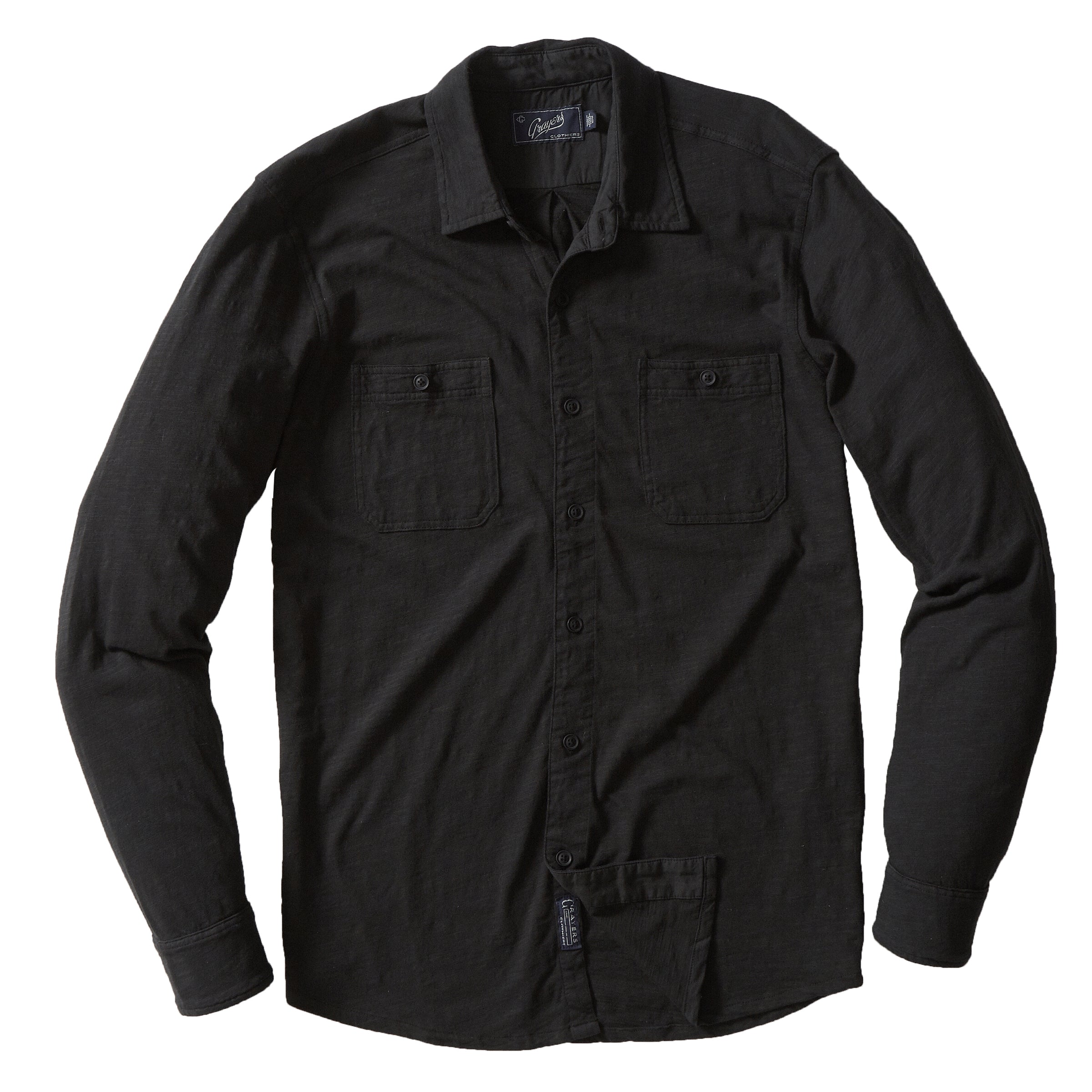 Flex Everyday Knit Shirt  - Washed Black