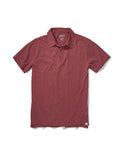Sunwashed 2 Button Polo - Marsala