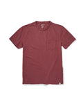 Sunwashed Pocket Tee - Marsala