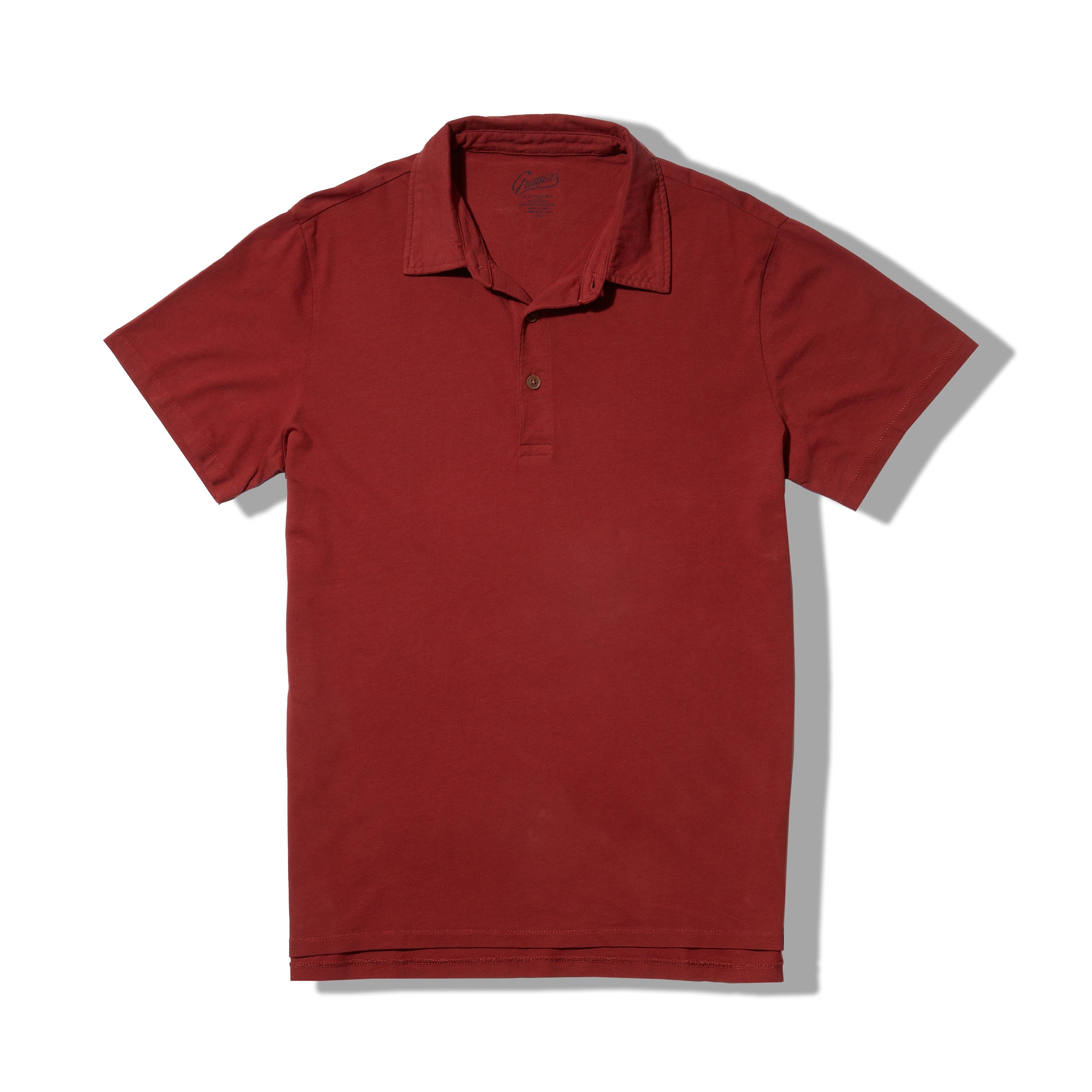 Pima Cotton Polo - Burnt Henna *